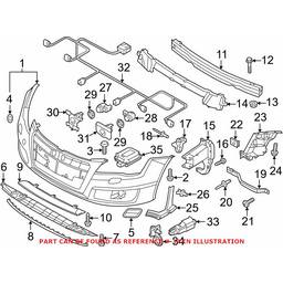 Audi Ambient Air Temperature Sensor Bracket 4G0820536B